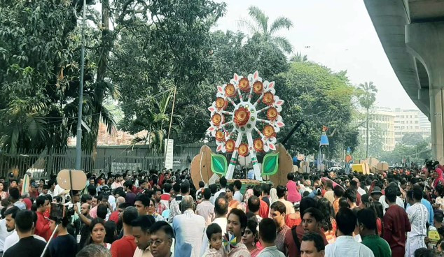 পহেলা বৈশাখের মঙ্গল শোভাযাত্রার ৩৫ বছর পূর্তি হলো